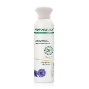 Lotiune tonica pentru ten normal cu aloe vera si albastrele 150ml Vivanatura