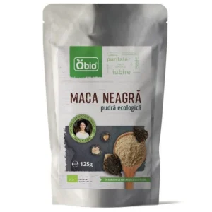 Maca neagra pulbere BIO 125g Obio
