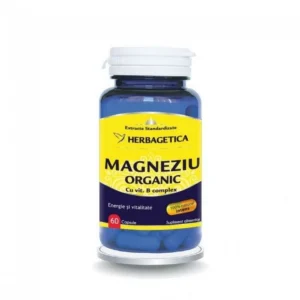 Magneziu Organic cu vitamina B complex 60 cp Herbagetica