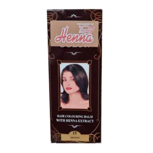 Balsam colorant pentru par Henna Sonia nr.15 Saten Inchis 75gr Kian Cosmetics