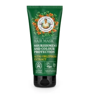 Masca de par pentru hranirea si protectia culorii cu extract de catina 200ml Bunica Agafia