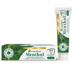 Pasta de dinti Menthol cu argila si plante 80 ml Vivanatura