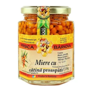 Miere cu catina proaspata 330g Prisaca Barnova