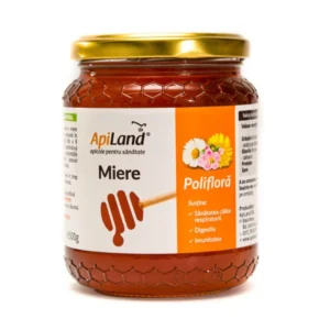 Miere cruda poliflora 500g Apiland