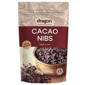 Miez din boabe de cacao BIO 200g Dragon Superfoods