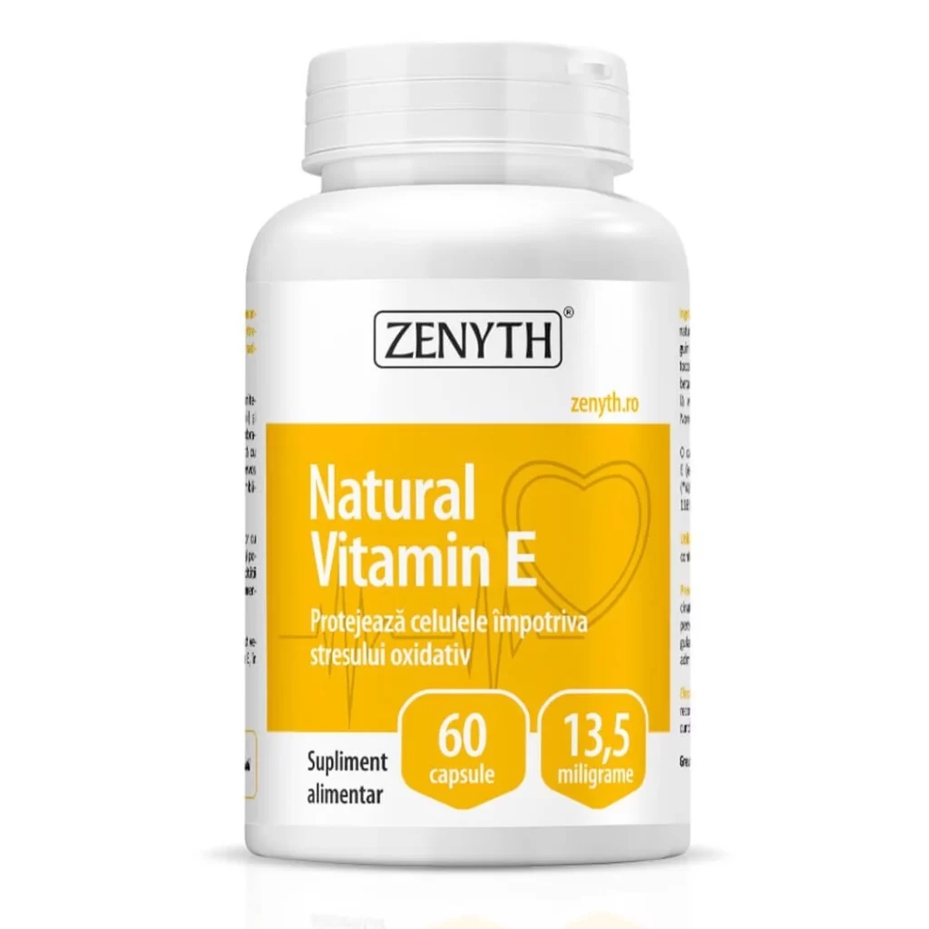 Natural Vitamin E 60 cp Zenyth