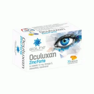 Oculuxan Zinc Forte - cu luteina si zeaxantina 30 cp BioSunLine