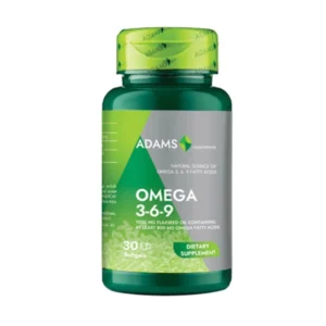 Omega 3-6-9 Ulei din Seminte de In 30cp Adams Vision