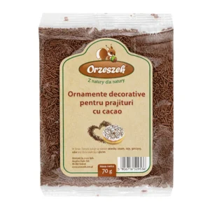 Ornamente decorative pentru prajituri cu cacao 70g Orzeszek