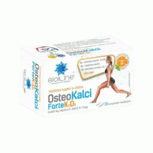 Osteo KalciForte K2D3 - sanatatea oaselor si a dintilor 30 cp BioSunLine