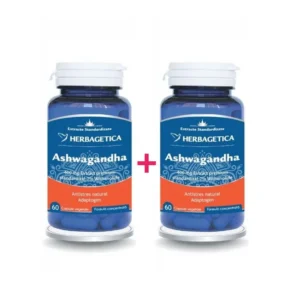 Pachet Ashwagandha - 60 + 60 cp Herbagetica
