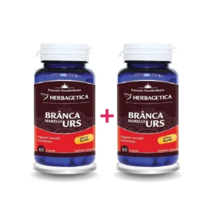Pachet Branca Marelui Urs 60 cp + 60 cp Herbagetica