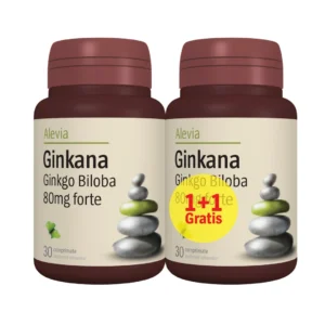 Ginkana Ginkgo Biloba 80 mg Forte 30cp + 30cp Alevia