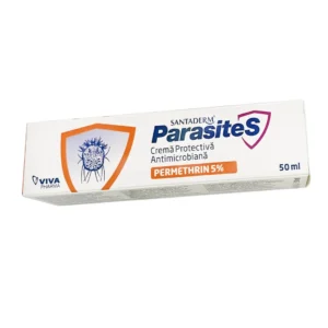 Parasites Crema protectiva antimicrobiana Permethrin 5% 50ml Viva Pharma
