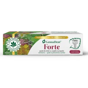 Pasta de dinti Gennadent Forte 80 ml Vivanatura