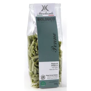 Penne din mazare verde fara gluten BIO 250g Marchesato