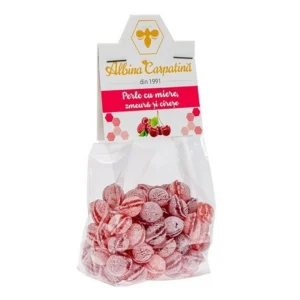 Perle cu miere, zmeura si cirese 100g Albina Carpatina
