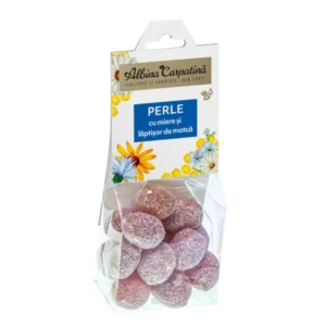Perle cu miere si laptisor de matca 100g Albina Carpatina