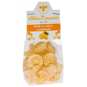 Perle cu miere si portocale 100g  Albina Carpatina