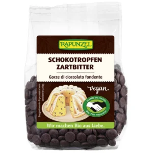 Picaturi ciocolata BIO VEGANA delicat amaruie 100g Rapunzel