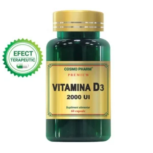 Premium Vitamina D3 2000 UI 60 cp Cosmo Pharm