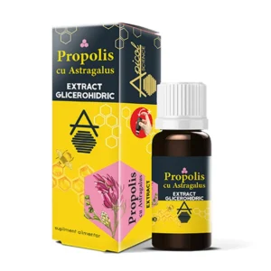 Propolis glicerohidric cu Astragalus 30 ml Apicolscience