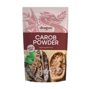 Pudra de carob (roscove) BIO 200g Dragon Superfoods