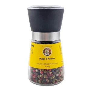 Rasnita reutilizabila cu piper 5 arome 70g Solaris
