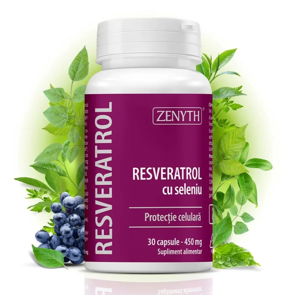 Resveratrol cu Seleniu 30 cp Zenyth
