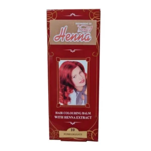 Balsam colorant pentru par Henna Sonia nr.10 Rosu Rodie 75gr Kian Cosmetics