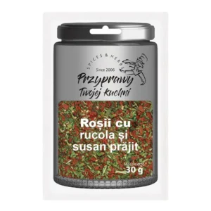 Rosii cu rucola si susan prajit 30g Orzeszek