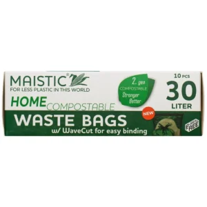 Saci menajeri compostabili 30 litri 10 buc Maistic