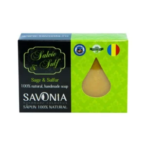 Sapun cu salvie si sulf 90g Savonia