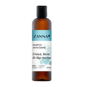 Sampon Anticadere cu Urzica Ricin si Alge marine 250ml Zanna