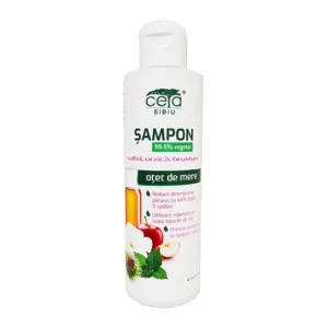 Sampon cu nalba urzica brusture si otet de mere 200 ml Ceta Sibiu