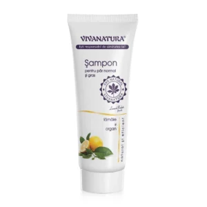 Sampon natural cu lamaie si argan pentru par normal 250 ml Vivanatura