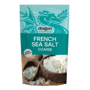 Sare franceza pura de mare (celtica) grunjoasa 500g Dragon Superfoods
