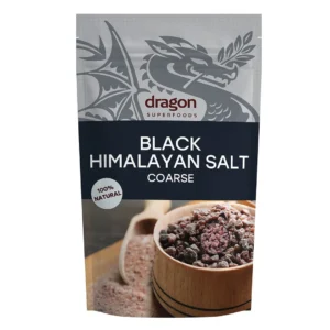 Sare neagra de Himalaya grunjoasa 250g Dragon Superfoods