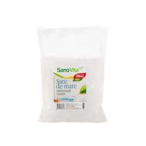 Sare de mare grunjoasa iodata 1kg Sanovita
