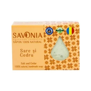 Sapun cu sare si cedru 90g Savonia