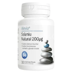 Seleniu Natural 200µg 30cp Alevia
