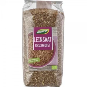 Seminte de in zdrobite BIO 400g Dennree