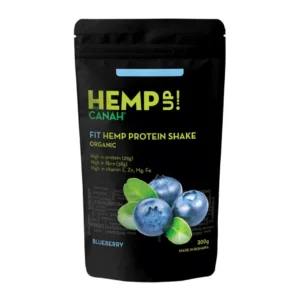 Shake proteic ECO Fit cu canepa si afine ECO 300 g Canah