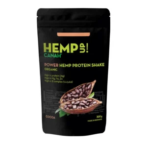 Shake proteic ECO Power cu canepa si cacao 300 g Canah