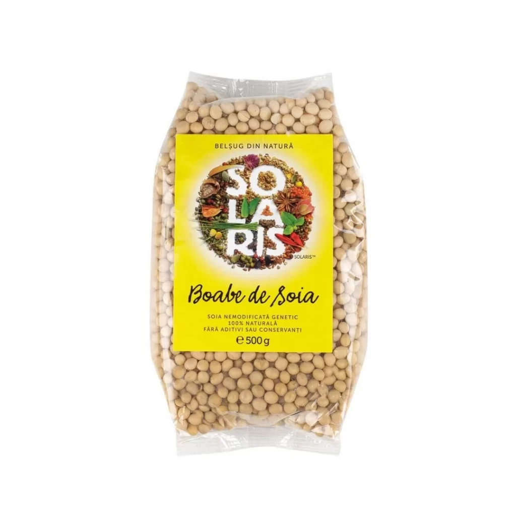 Soia boabe nemodificate genetic 500g Solaris