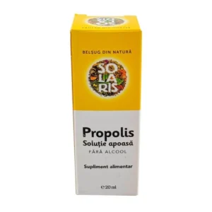 Solutie apoasa de propolis fara alcool 20 ml Solaris