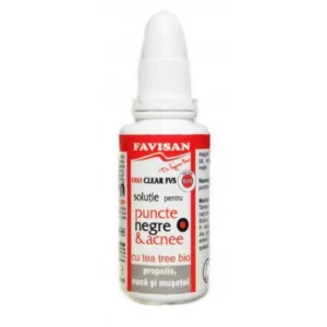 Solutie pentru puncte negre si acnee 30 ml Favisan