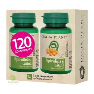 Spirulina si Catina 120cp Dacia Plant