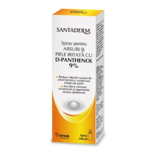 Spray pentru arsuri si piele iritata cu D-Panthenol 9% 100ml Viva Pharma