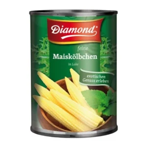 Stiuleti intregi de porumb 425g Diamond